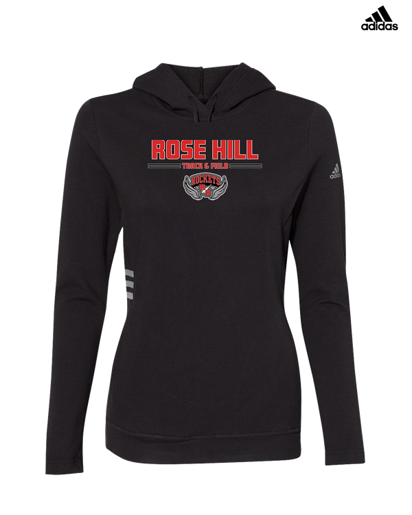 Rose Hill HS Track and Field Curve - Adidas Women's Lightweight Hooded Sweatshirt