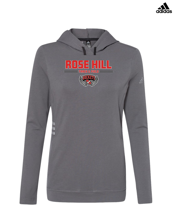 Rose Hill HS Track and Field Curve - Adidas Women's Lightweight Hooded Sweatshirt