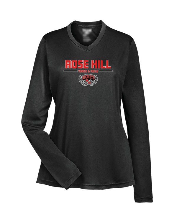 Rose Hill HS Track and Field Curve - Womens Performance Long Sleeve