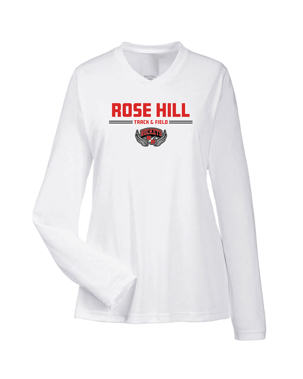 Rose Hill HS Track and Field Curve - Womens Performance Long Sleeve