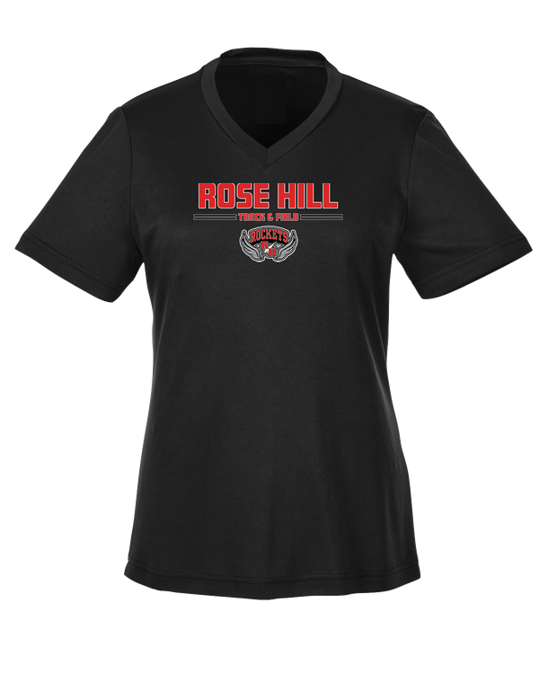Rose Hill HS Track and Field Curve - Womens Performance Shirt
