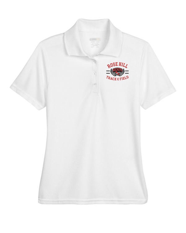 Rose Hill HS Track and Field Curve - Womens Polo
