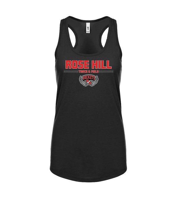 Rose Hill HS Track and Field Curve - Womens Tank Top