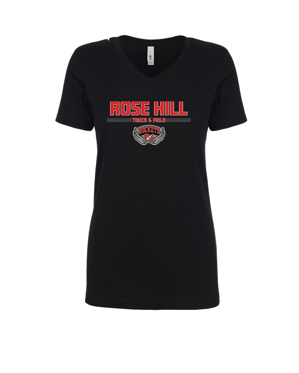 Rose Hill HS Track and Field Keen - Womens V-Neck