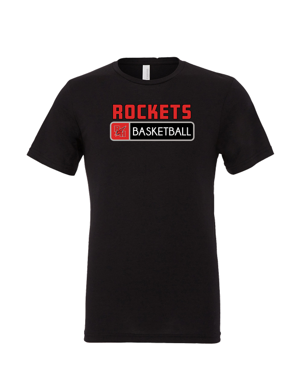 Rose Hill HS Basketball Pennant - Mens Tri Blend Shirt