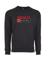 Rose Hill HS Basketball Pennant - Crewneck Sweatshirt