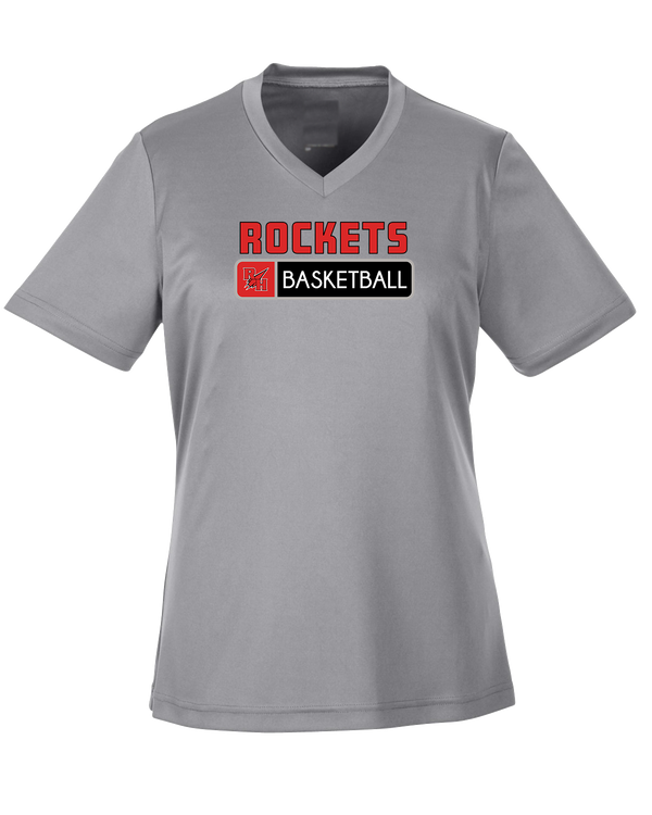 Rose Hill HS Basketball Pennant - Womens Performance Shirt