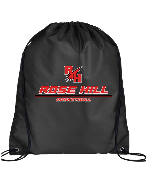 Rose Hill HS Basketball Split - Drawstring Bag