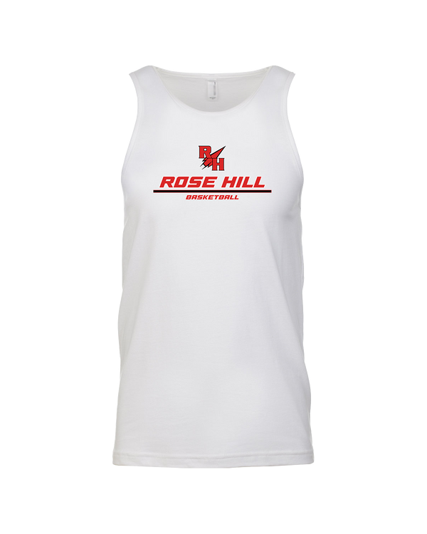 Rose Hill HS Basketball Split - Mens Tank Top