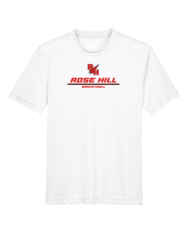 Rose Hill HS Basketball Split - Youth Performance T-Shirt