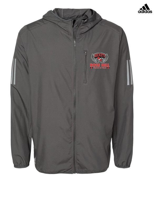 Rose Hill HS Track and Field Stacked - Adidas Men's Windbreaker