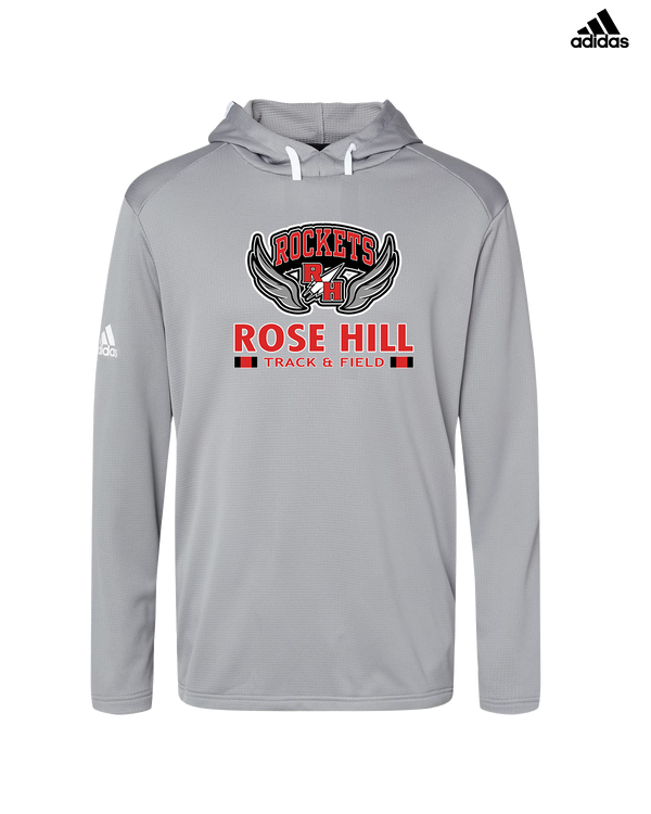 Rose Hill HS Track and Field Stacked - Adidas Men's Hooded Sweatshirt