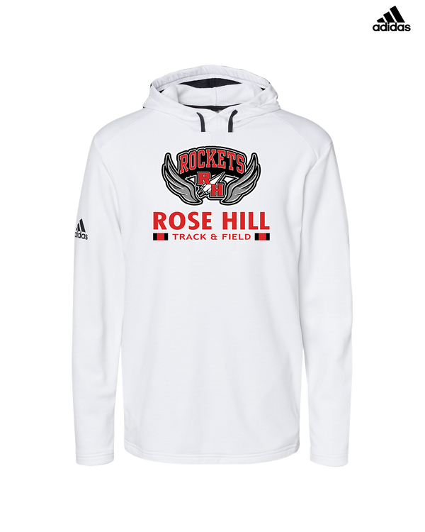 Rose Hill HS Track and Field Stacked - Adidas Men's Hooded Sweatshirt