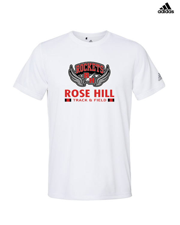 Rose Hill HS Track and Field Stacked - Adidas Men's Performance Shirt