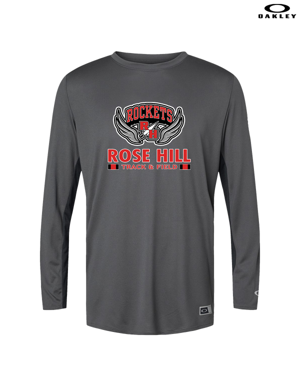 Rose Hill HS Track and Field Stacked - Oakley Hydrolix Long Sleeve