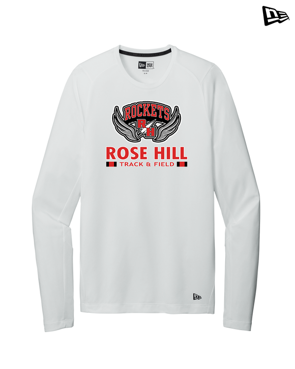 Rose Hill HS Track and Field Stacked - New Era Long Sleeve Crew