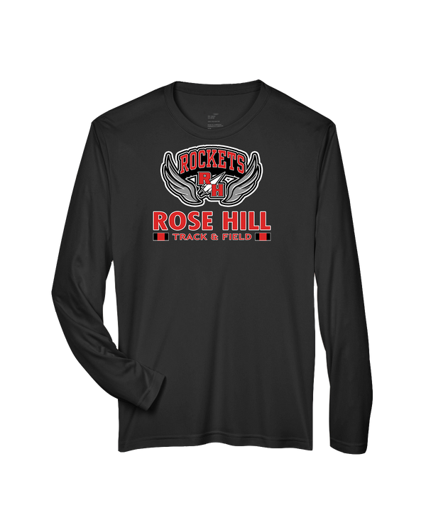 Rose Hill HS Track and Field Stacked - Performance Long Sleeve