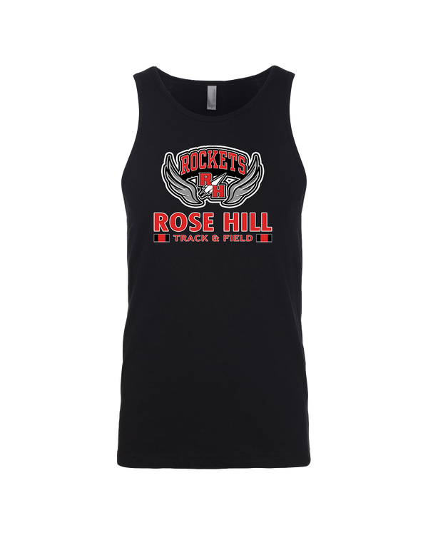 Rose Hill HS Track and Field Stacked - Mens Tank Top