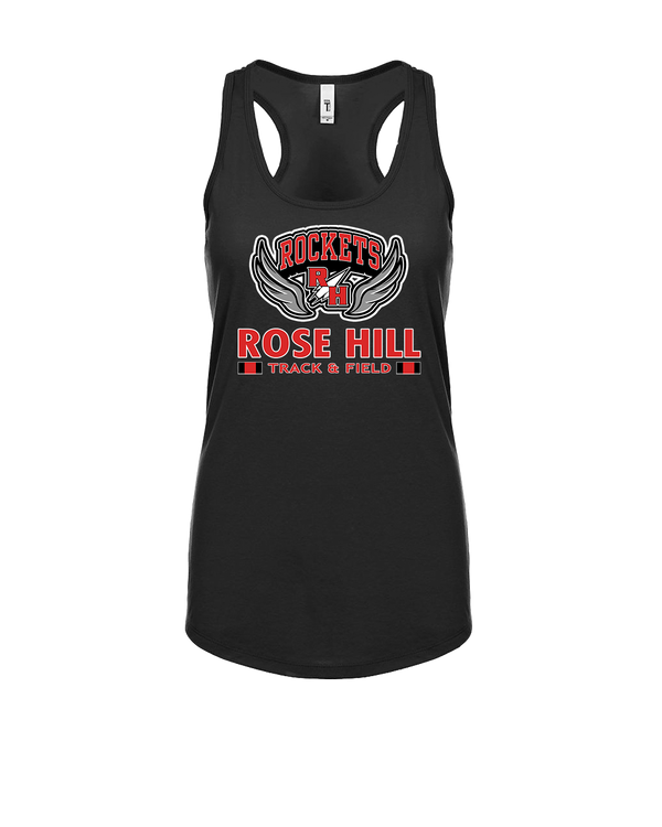 Rose Hill HS Track and Field Stacked - Womens Tank Top