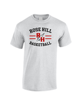 Rose Hill HS Boys Basketball Curve - Cotton T-Shirt