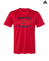 Rose Hill HS Boys Basketball Curve - Mens Adidas Performance Shirt
