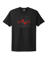 Rose Hill HS Boys Basketball Curve - Mens Select Cotton T-Shirt
