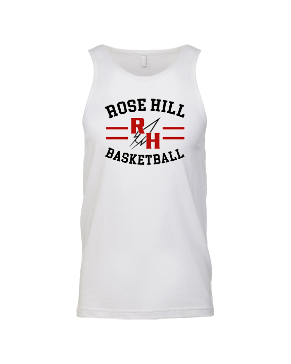Rose Hill HS Boys Basketball Curve - Tank Top