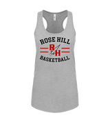Rose Hill HS Boys Basketball Curve - Womens Tank Top