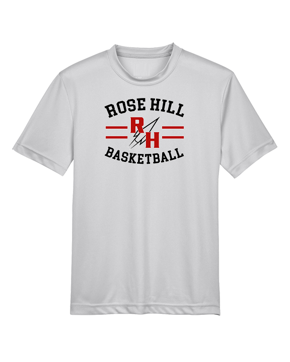 Rose Hill HS Boys Basketball Curve - Youth Performance Shirt