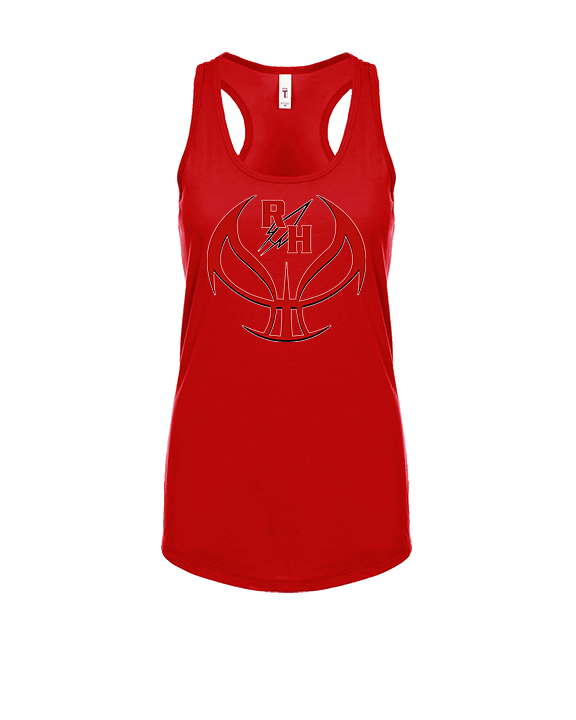 Rose Hill HS Boys Basketball Full Ball - Womens Tank Top