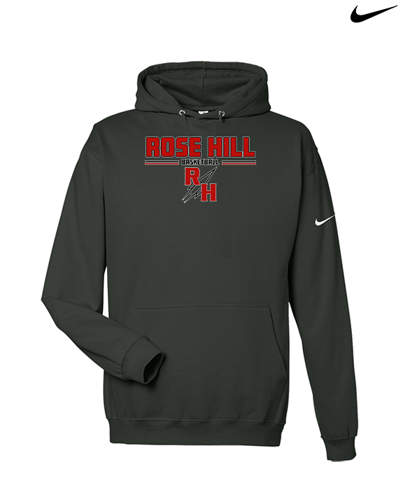 Rose Hill HS Boys Basketball Keen - Nike Club Fleece Hoodie