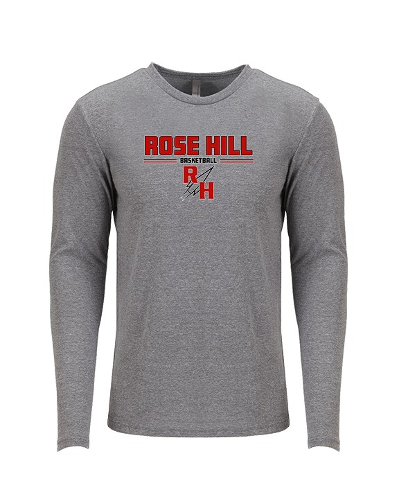 Rose Hill HS Boys Basketball Keen - Tri-Blend Long Sleeve