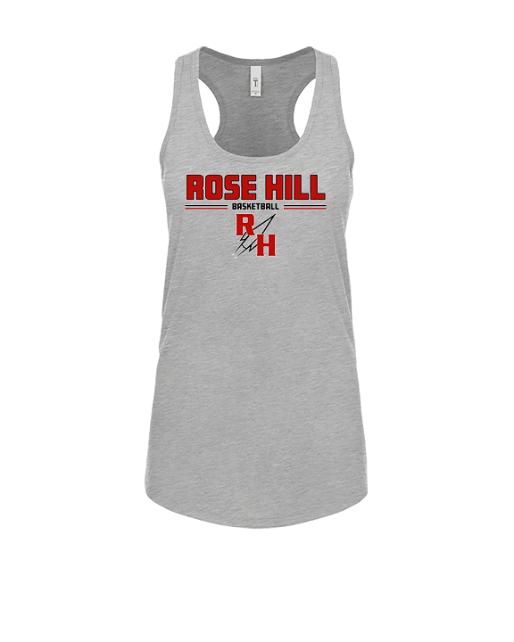 Rose Hill HS Boys Basketball Keen - Womens Tank Top