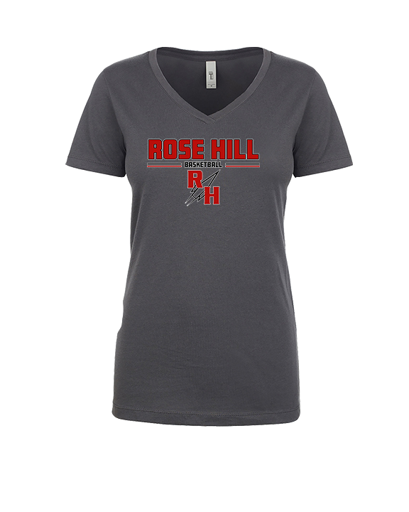 Rose Hill HS Boys Basketball Keen - Womens Vneck