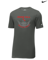 Rose Hill HS Boys Basketball Outline - Mens Nike Cotton Poly Tee