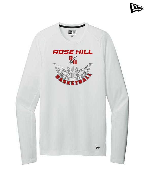 Rose Hill HS Boys Basketball Outline - New Era Performance Long Sleeve