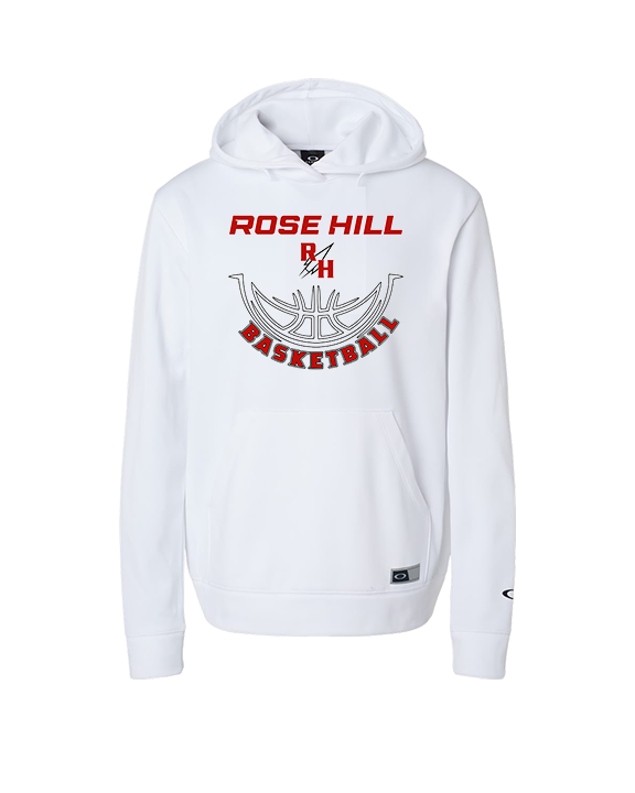Rose Hill HS Boys Basketball Outline - Oakley Performance Hoodie