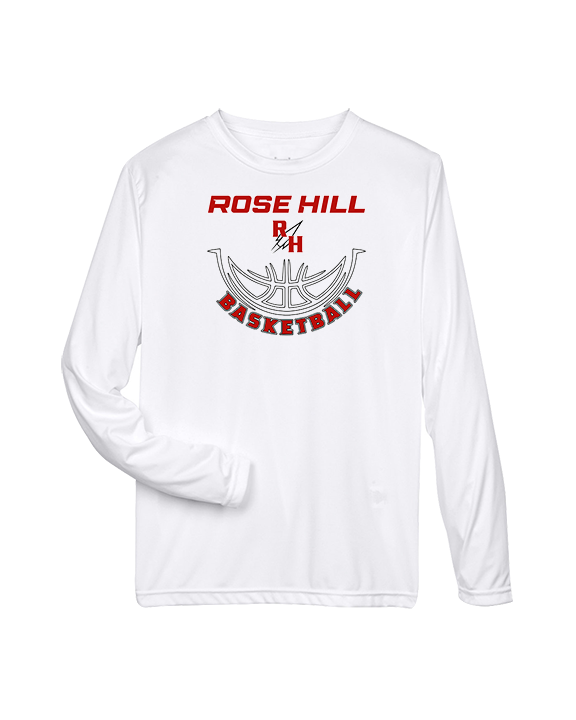 Rose Hill HS Boys Basketball Outline - Performance Longsleeve