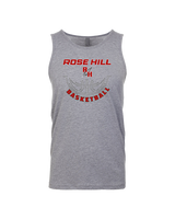Rose Hill HS Boys Basketball Outline - Tank Top