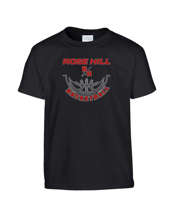 Rose Hill HS Boys Basketball Outline - Youth Shirt