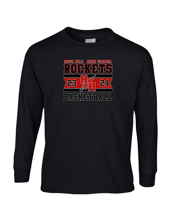 Rose Hill HS Boys Basketball Stamp - Cotton Longsleeve