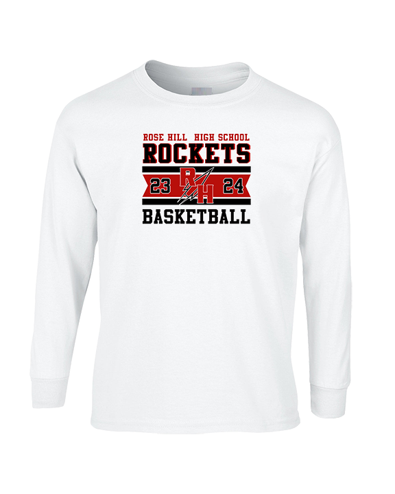 Rose Hill HS Boys Basketball Stamp - Cotton Longsleeve