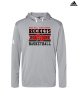 Rose Hill HS Boys Basketball Stamp - Mens Adidas Hoodie
