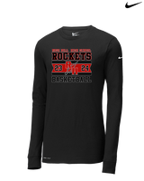 Rose Hill HS Boys Basketball Stamp - Mens Nike Longsleeve