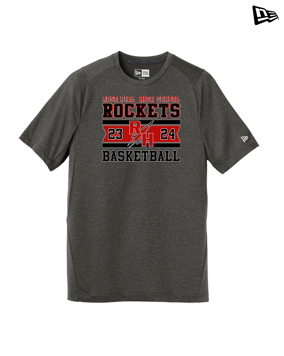 Rose Hill HS Boys Basketball Stamp - New Era Performance Shirt