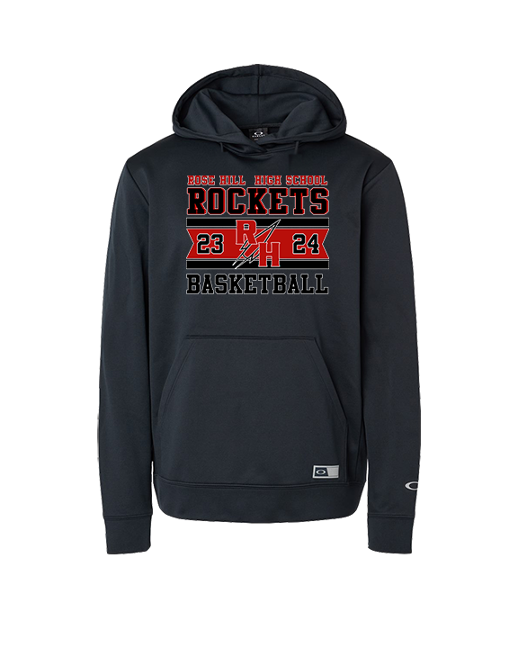 Rose Hill HS Boys Basketball Stamp - Oakley Performance Hoodie