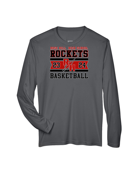 Rose Hill HS Boys Basketball Stamp - Performance Longsleeve
