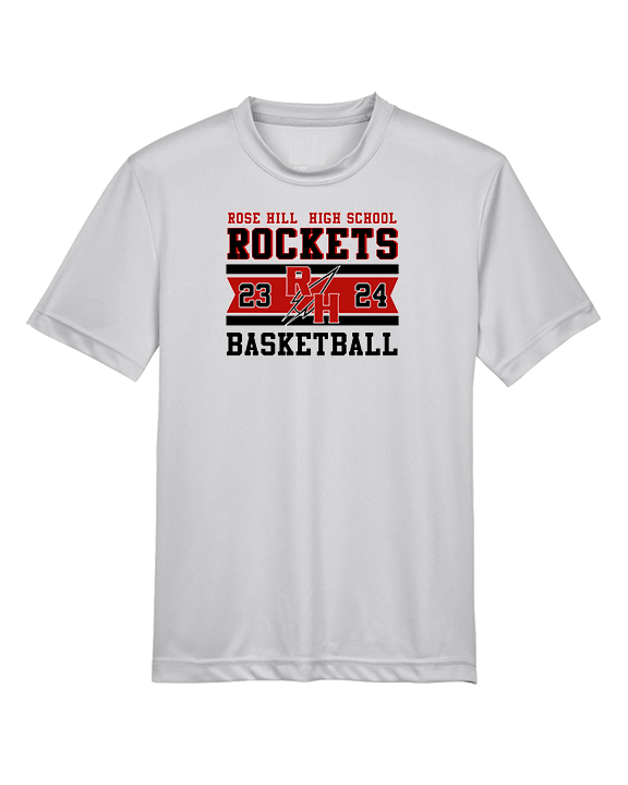 Rose Hill HS Boys Basketball Stamp - Youth Performance Shirt