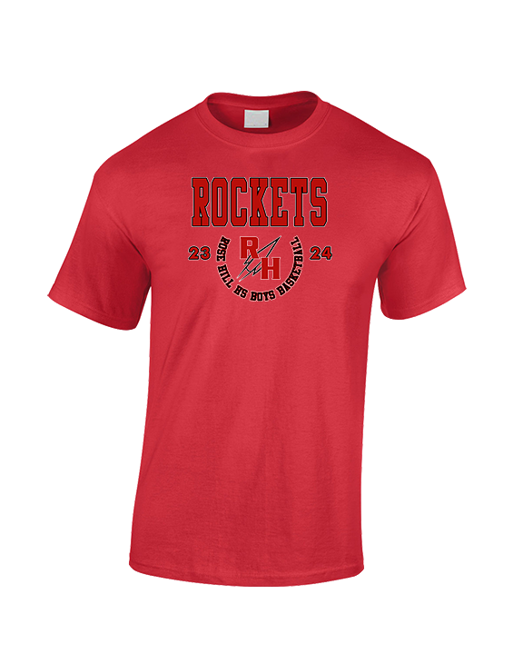 Rose Hill HS Boys Basketball Swoop - Cotton T-Shirt