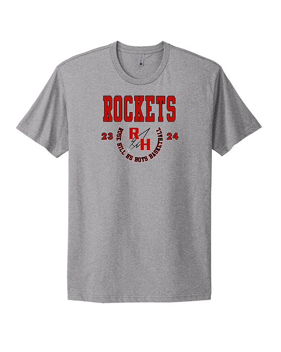 Rose Hill HS Boys Basketball Swoop - Mens Select Cotton T-Shirt